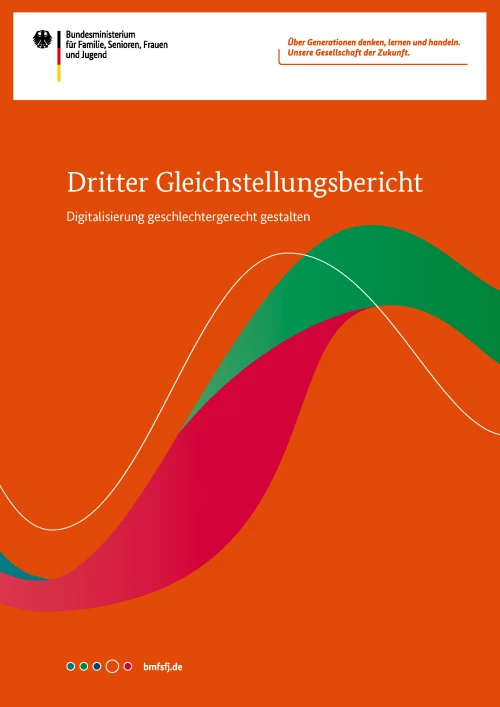 Deckblatt des Dritten Gleichstellungsberichts