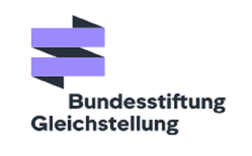 Logo der Bundesstiftung Gleichstellung in lila